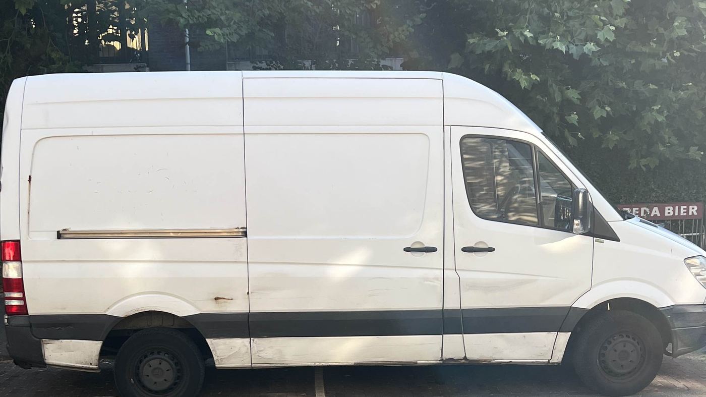 TDP Mercedes Sprinter van in Amsterdam